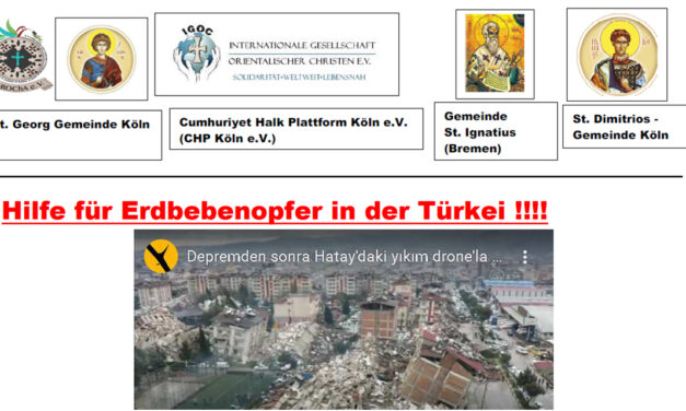 Hilfe für Erdbebenopfer in der Türkei !!!!